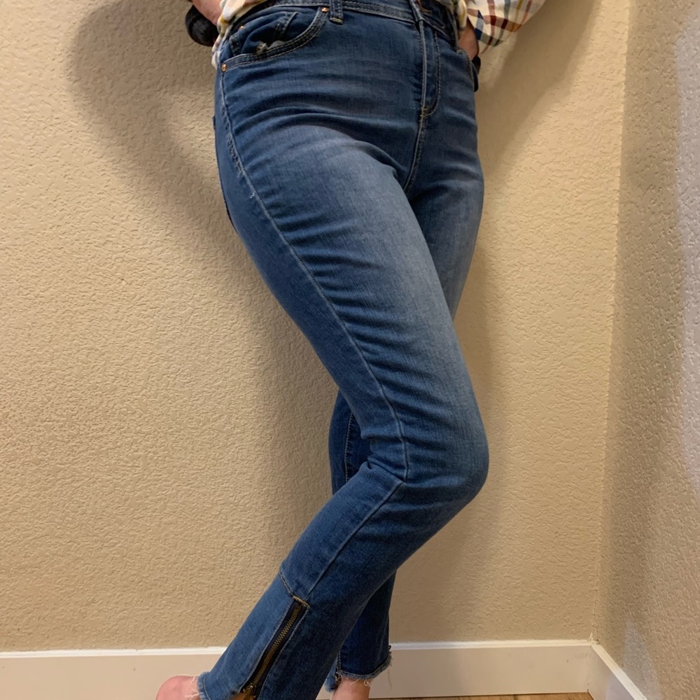 Inc denim, skinny high rise jeans